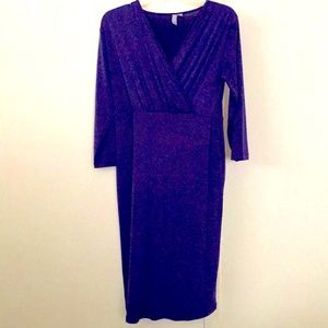 ASOS navy wrap dress